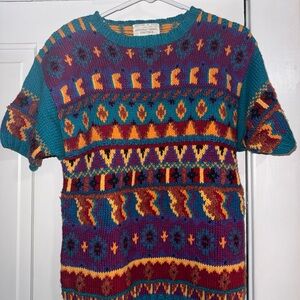 Colorful Patterned Women's Sweater